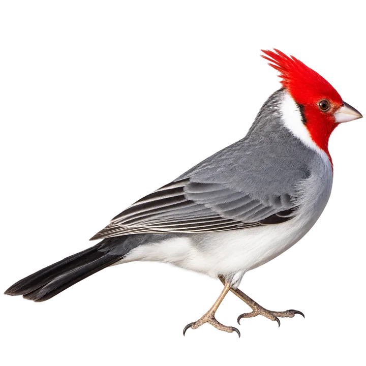 Cardenal, con el fondo retirado