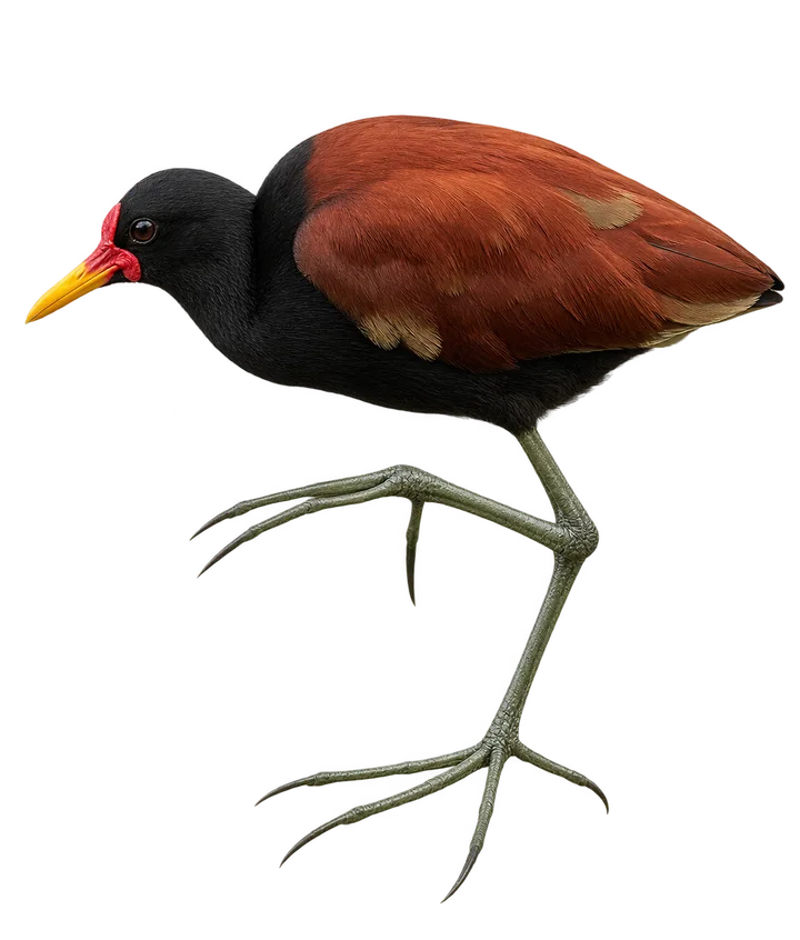 Jacana, con el fondo retirado
