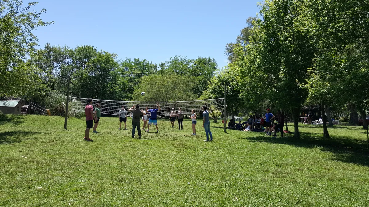 Campamento en el parque de BioHuellas